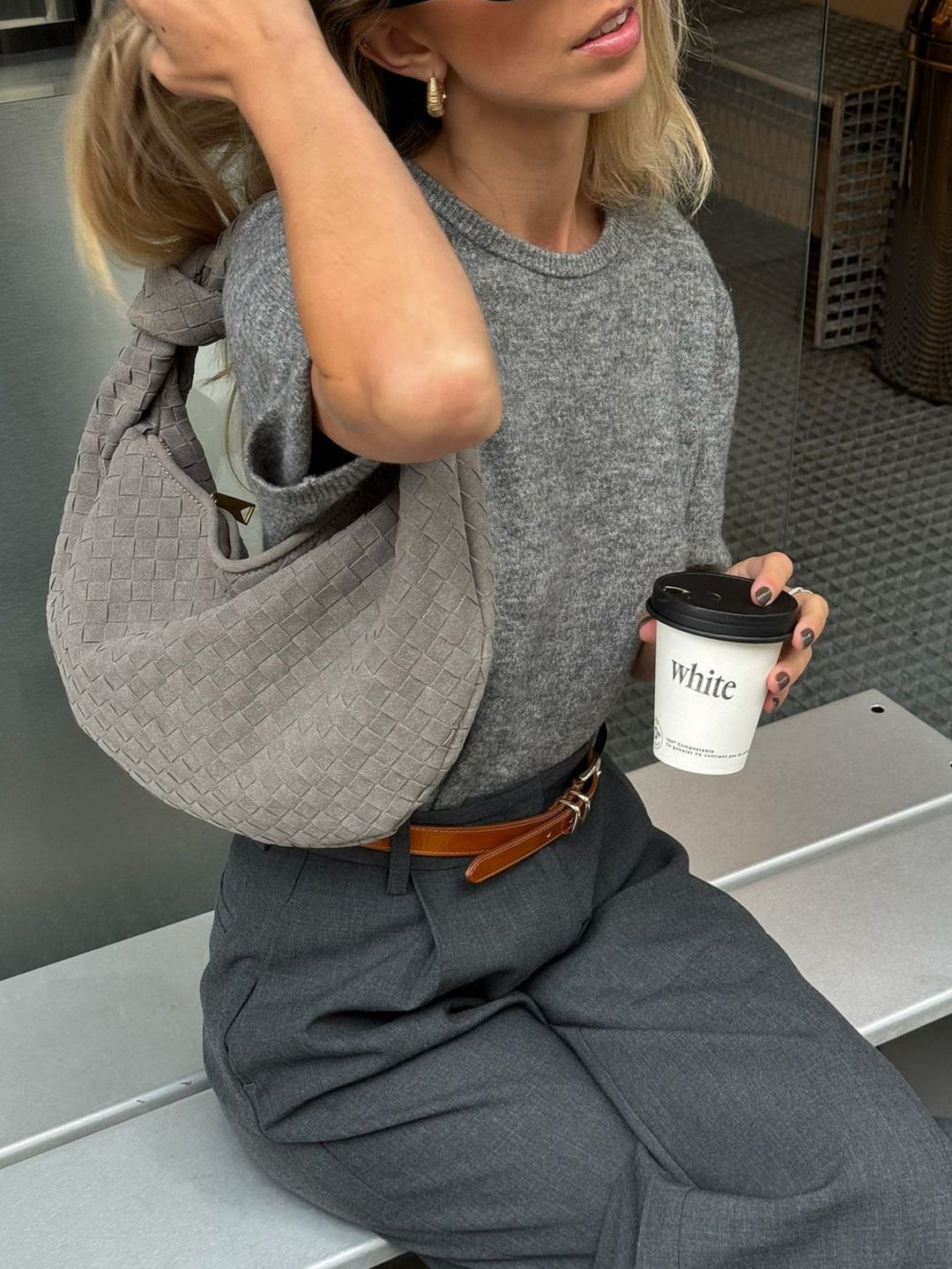 Gio Medium Suede Bag