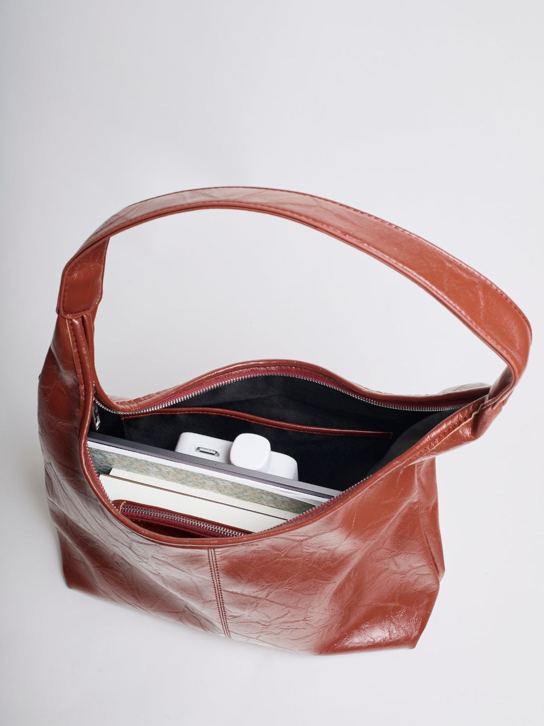 Mia Aged Leather Tote Bag