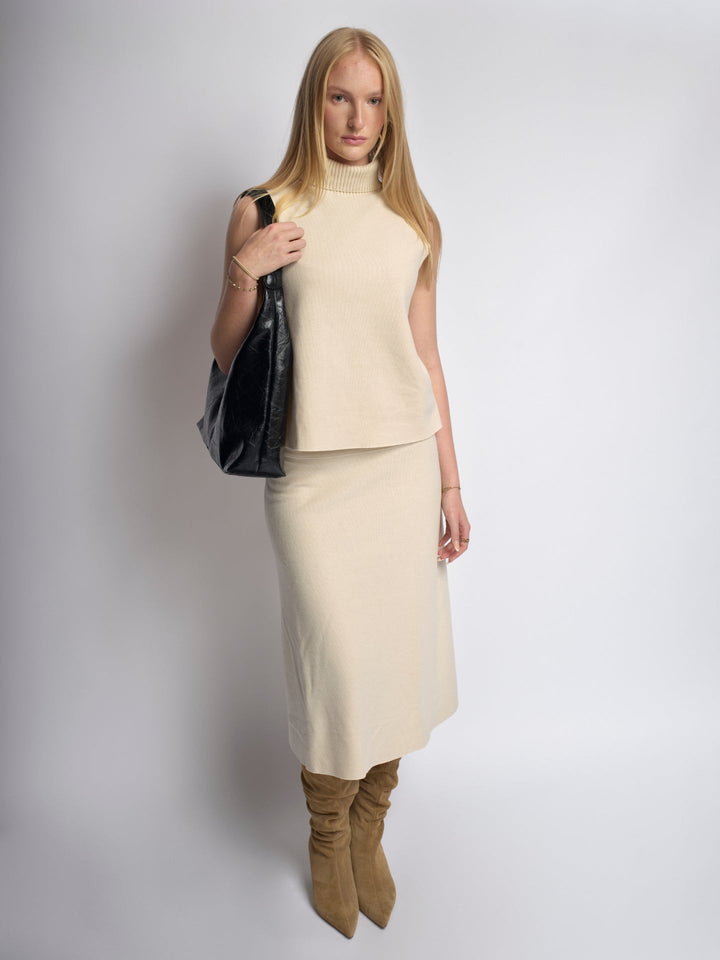 Mia Aged Leather Tote Bag