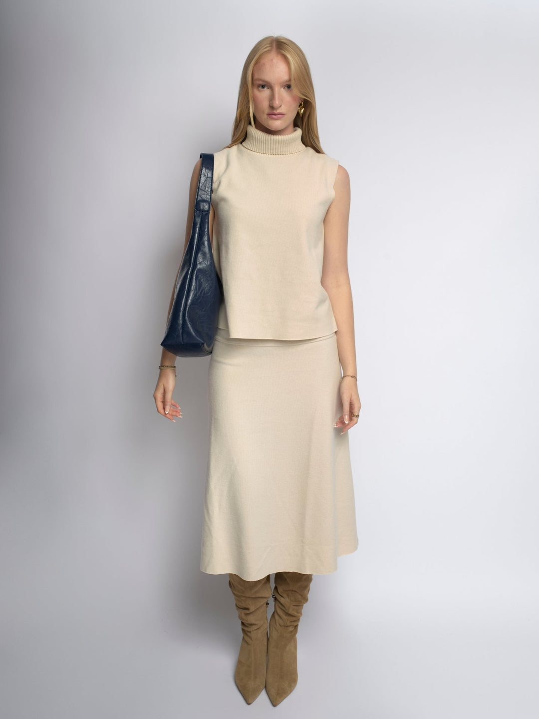 Mia Aged Leather Tote Bag
