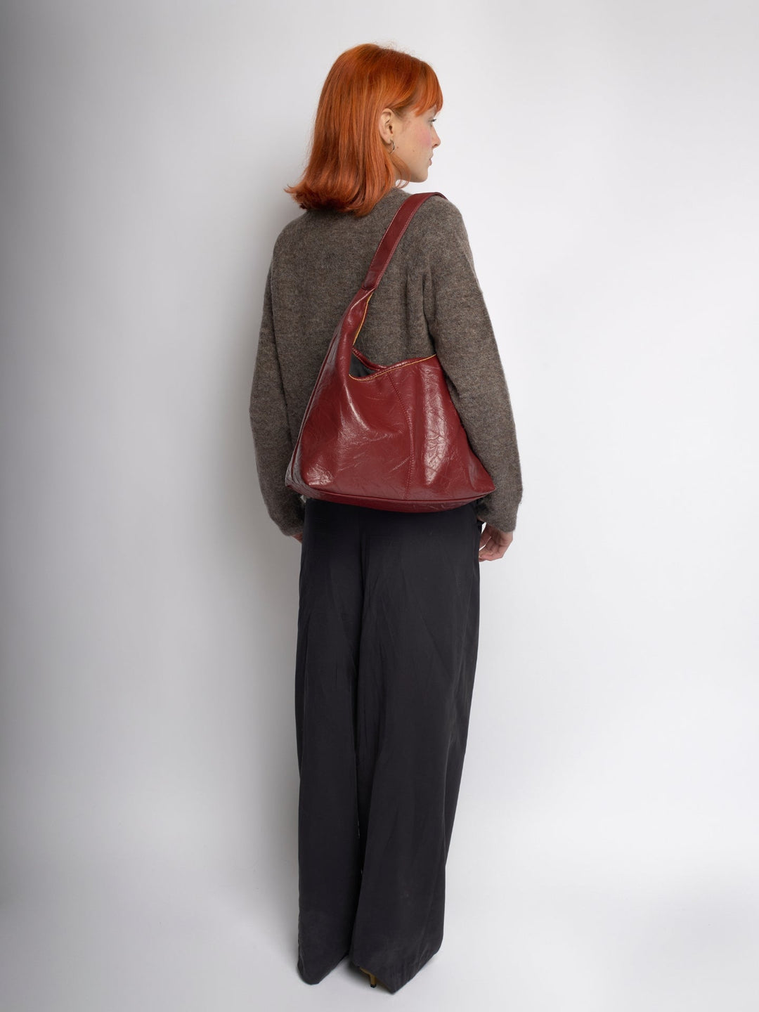 Mia Aged Leather Tote Bag