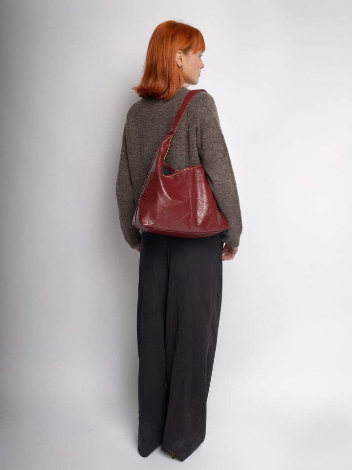Mia Aged Leather Tote Bag