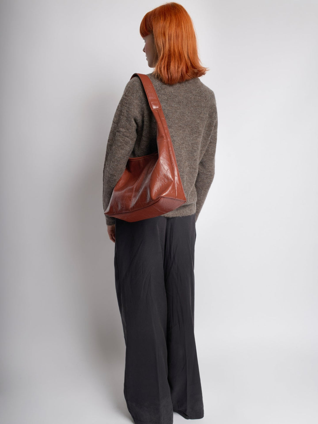 Mia Aged Leather Tote Bag