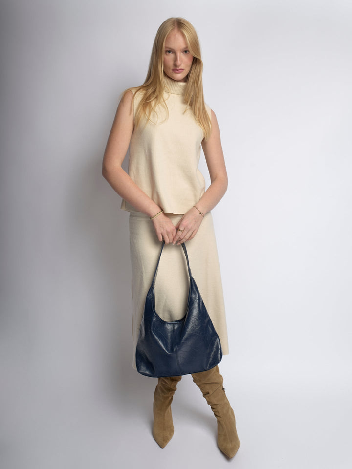 Mia Aged Leather Tote Bag
