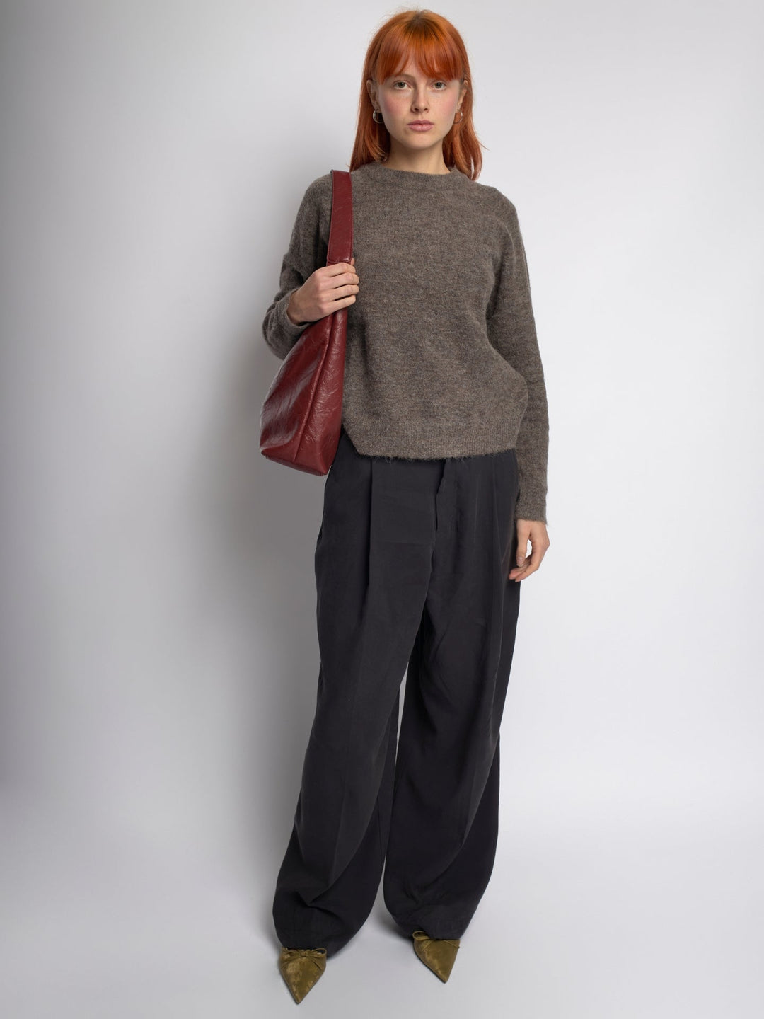 Mia Aged Leather Tote Bag