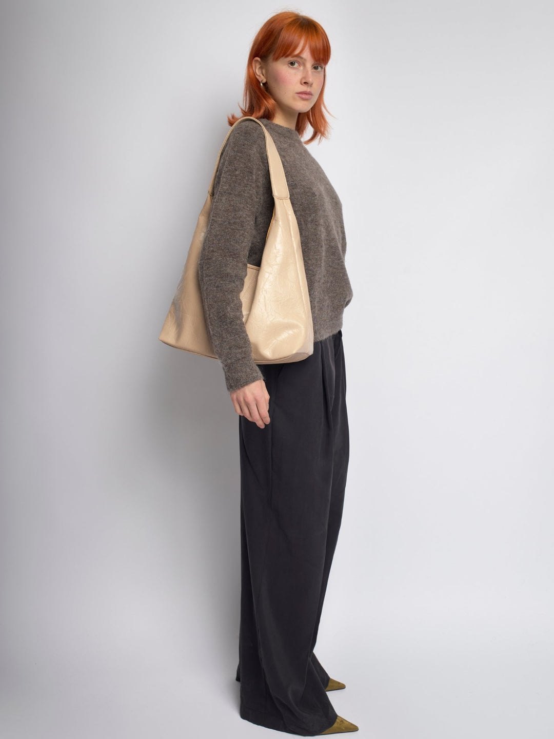 Mia Aged Leather Tote Bag