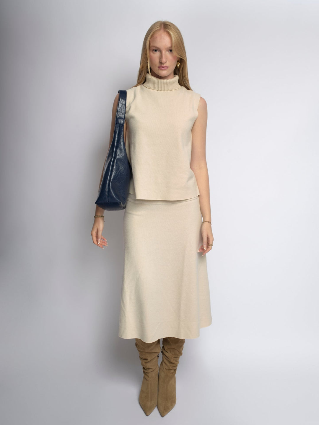 Mia Aged Leather Tote Bag