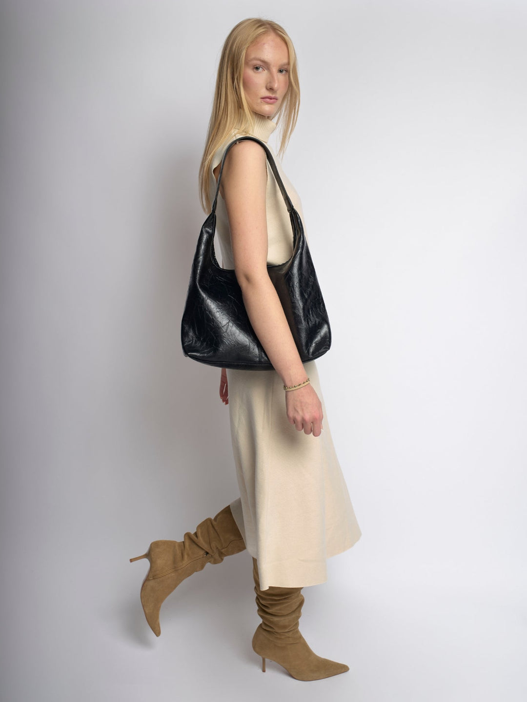 Mia Aged Leather Tote Bag