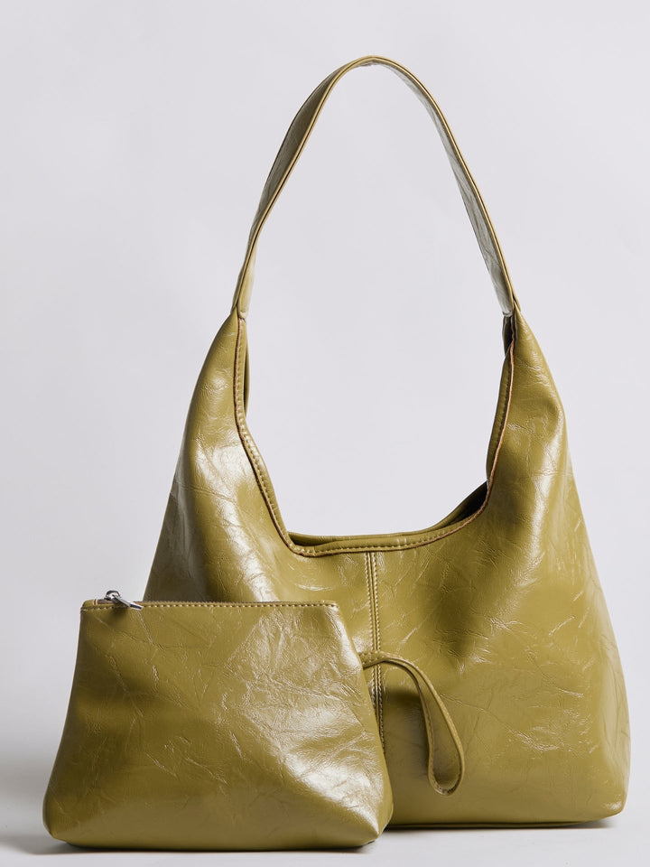 Mia Aged Leather Tote Bag