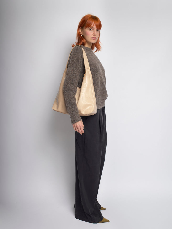 Mia Aged Leather Tote Bag