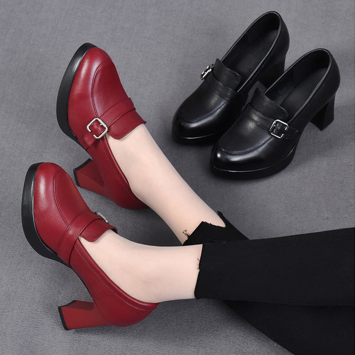 Jerica | Versatile orthopedic leather heels
