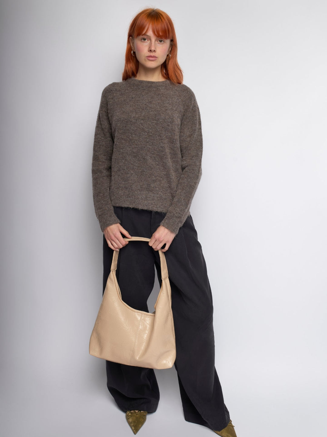 Mia Aged Leather Tote Bag