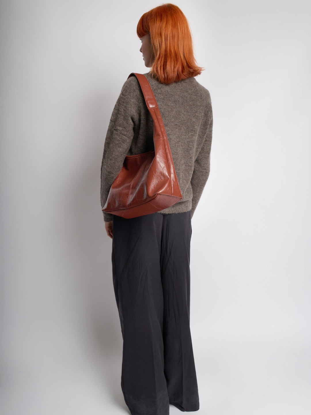 Mia Aged Leather Tote Bag