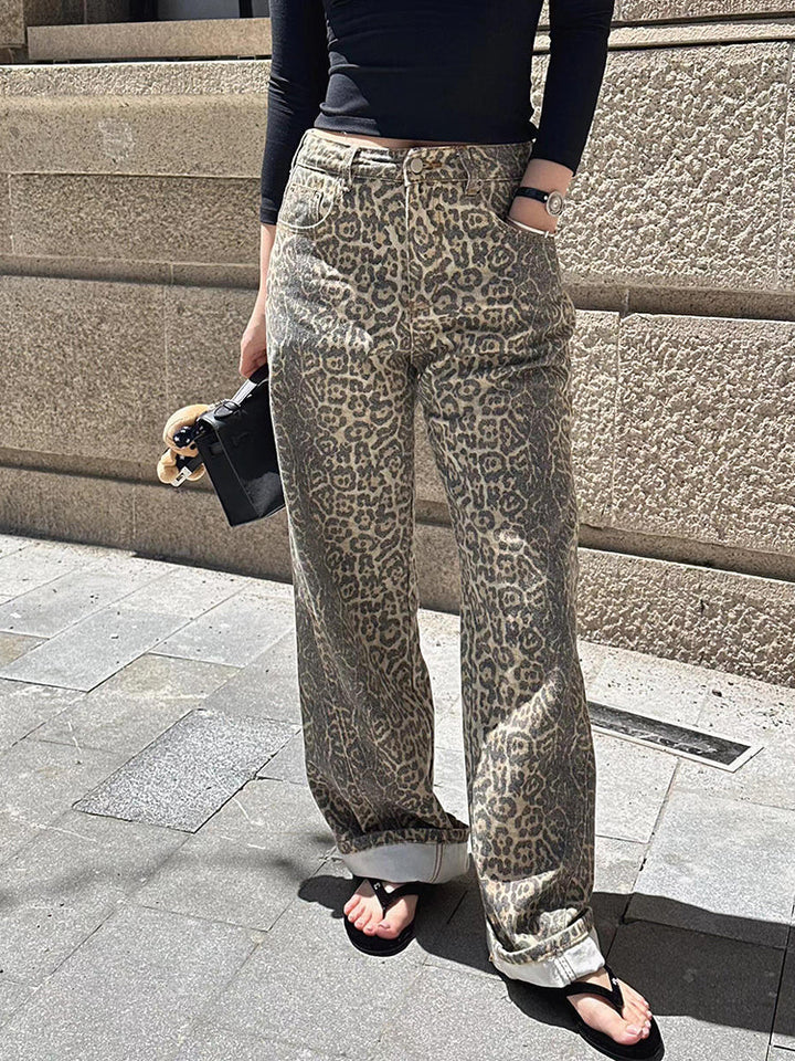 Rosea Leopard Jeans