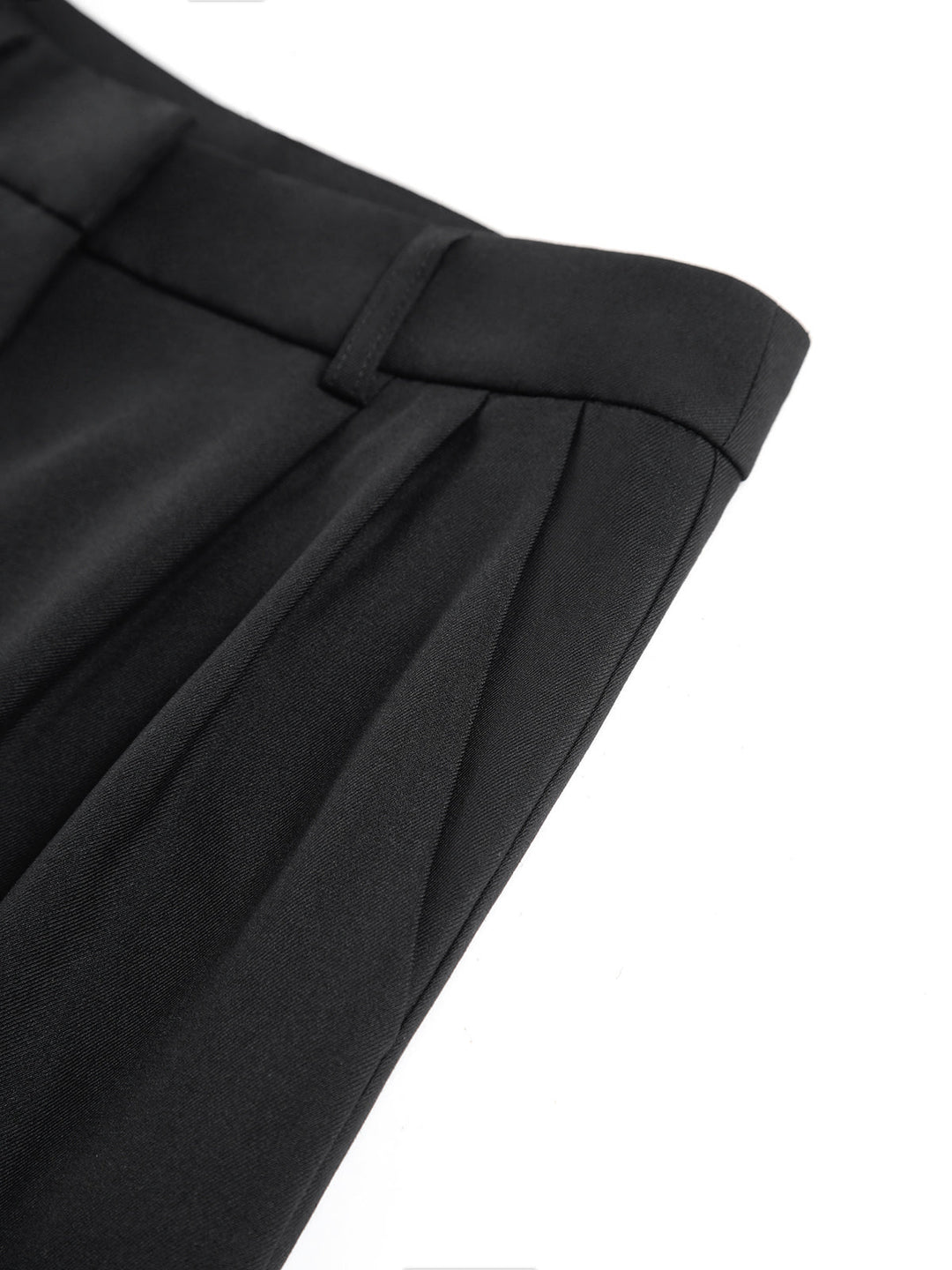 Pink wide leg straight leg trousers without belt 