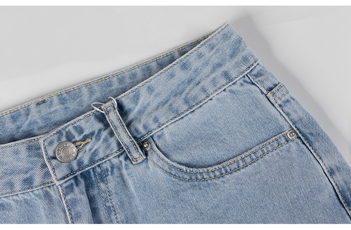 Rosea high waist distressed denim pants