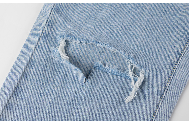Rosea high waist distressed denim pants