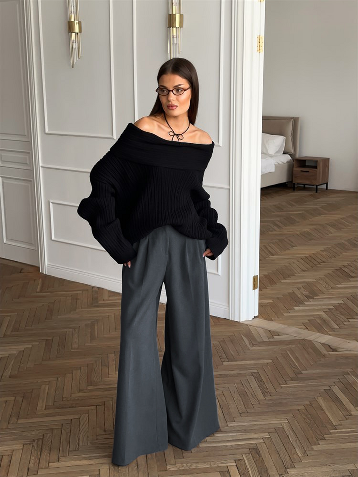 Rosea Tailored Wide Leg Trousers