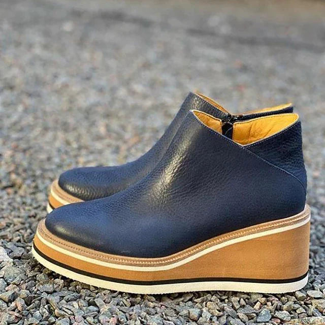 Jeanne | Leather orthopedic ankle boots