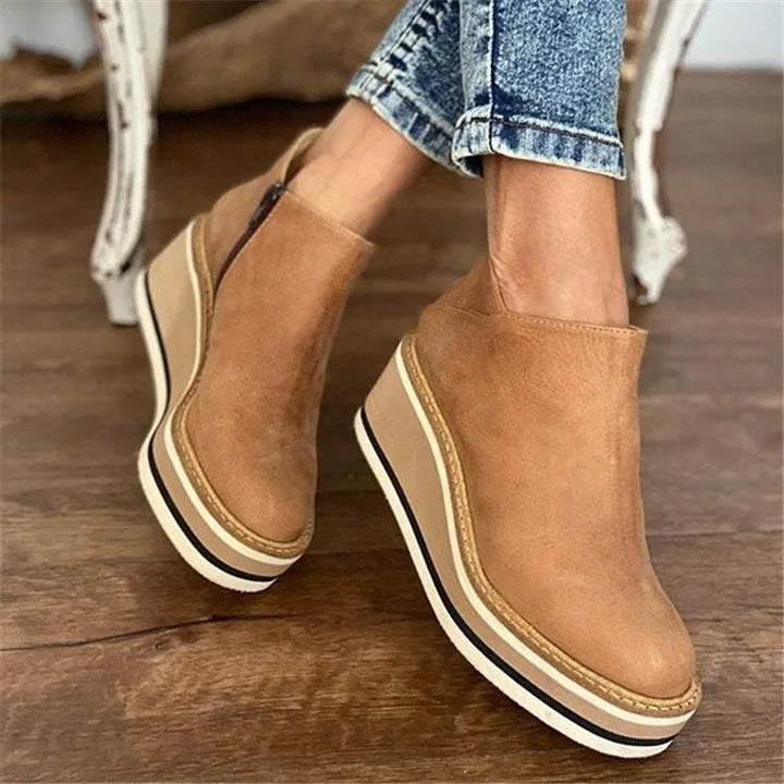 Jeanne | Leather orthopedic ankle boots