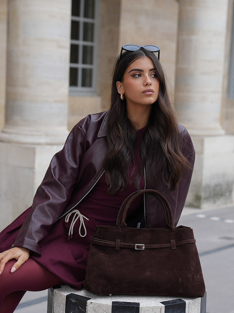 Dallia suede bag