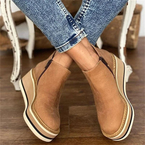 Jeanne | Leather orthopedic ankle boots