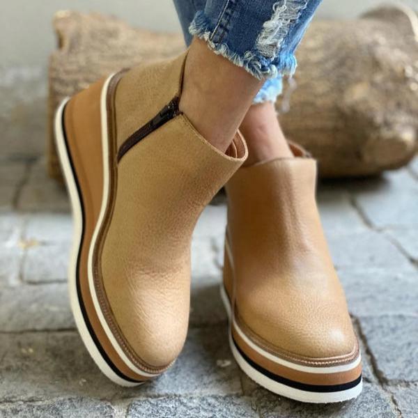 Jeanne | Leather orthopedic ankle boots