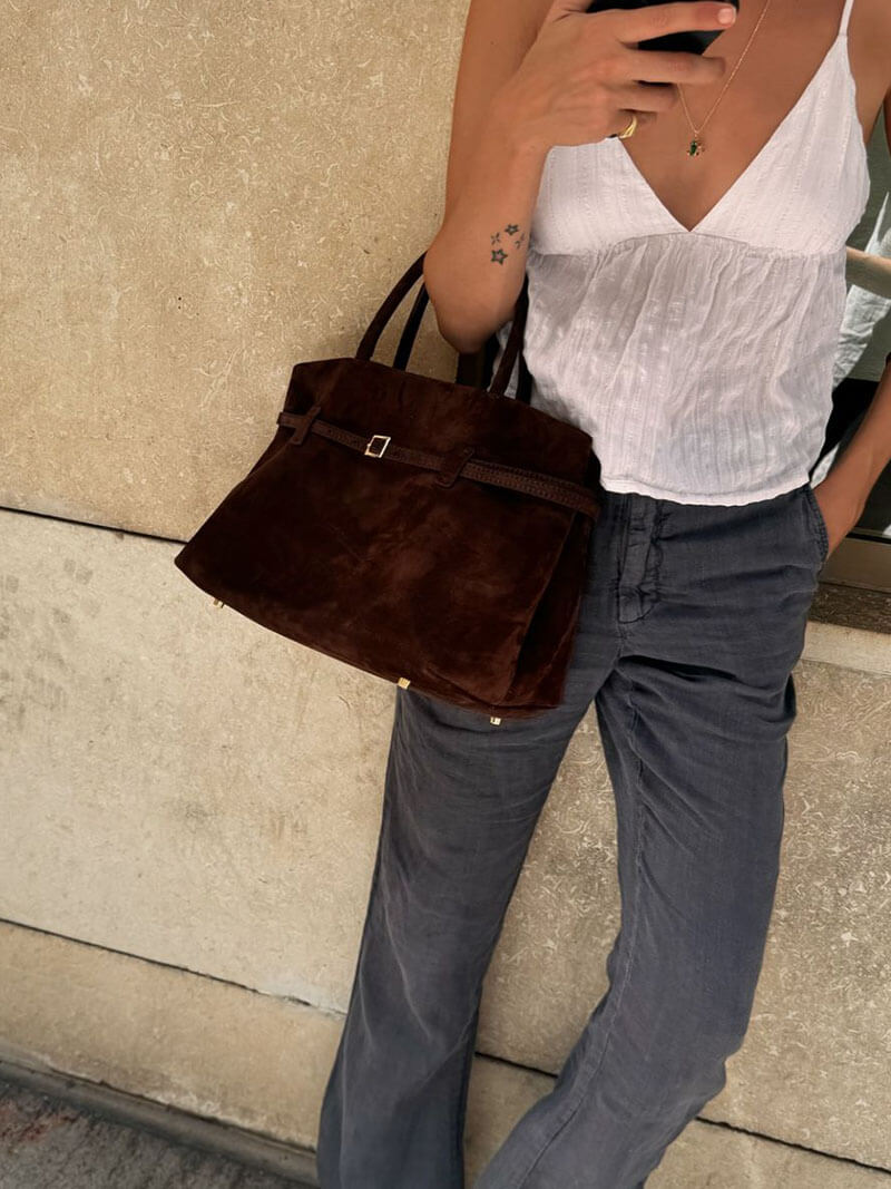 Dallia suede bag