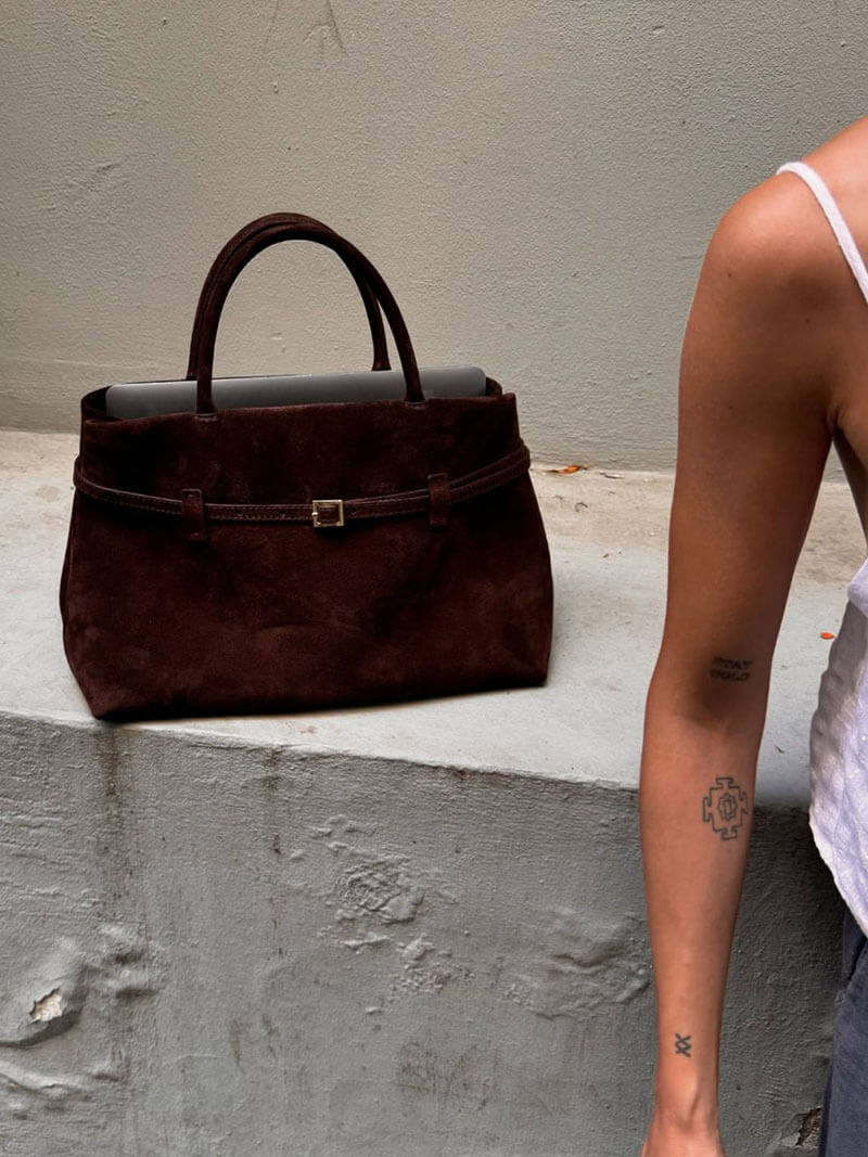 Dallia suede bag