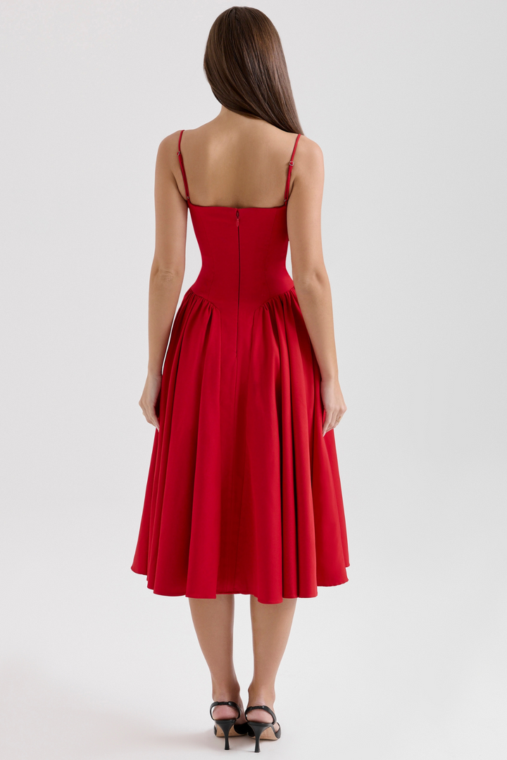 Sukienka Celine z gorsetem midi