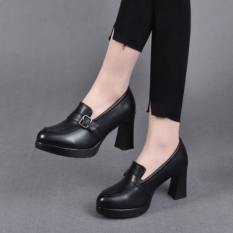 Jerica | Versatile orthopedic leather heels