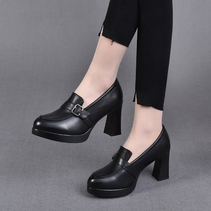 Jerica | Versatile orthopedic leather heels