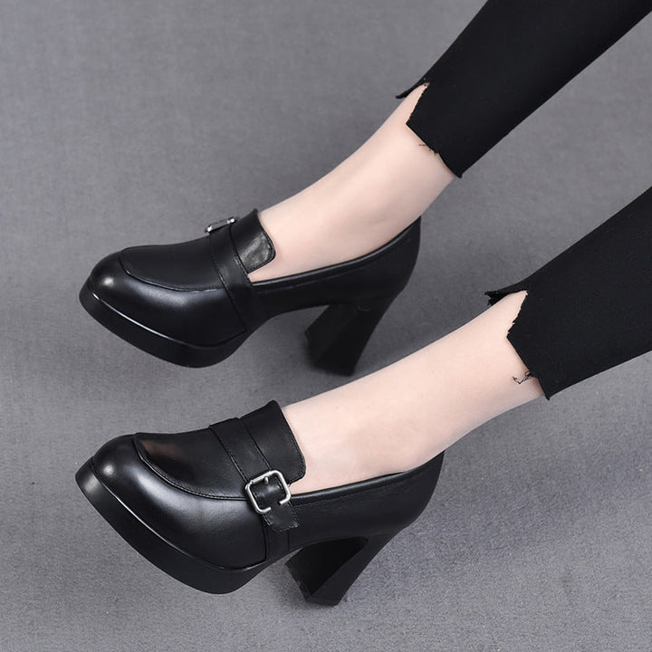 Jerica | Versatile orthopedic leather heels