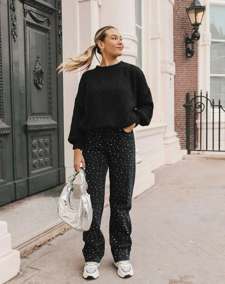 Rosea Glitter Pink Jeans