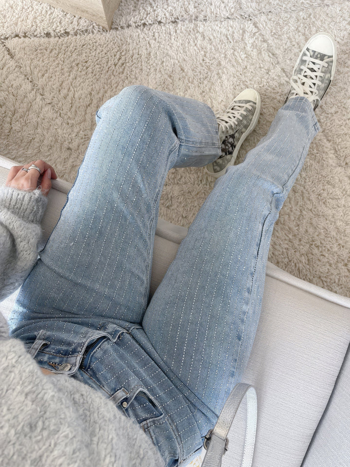 Rosea Glitter Pink Jeans