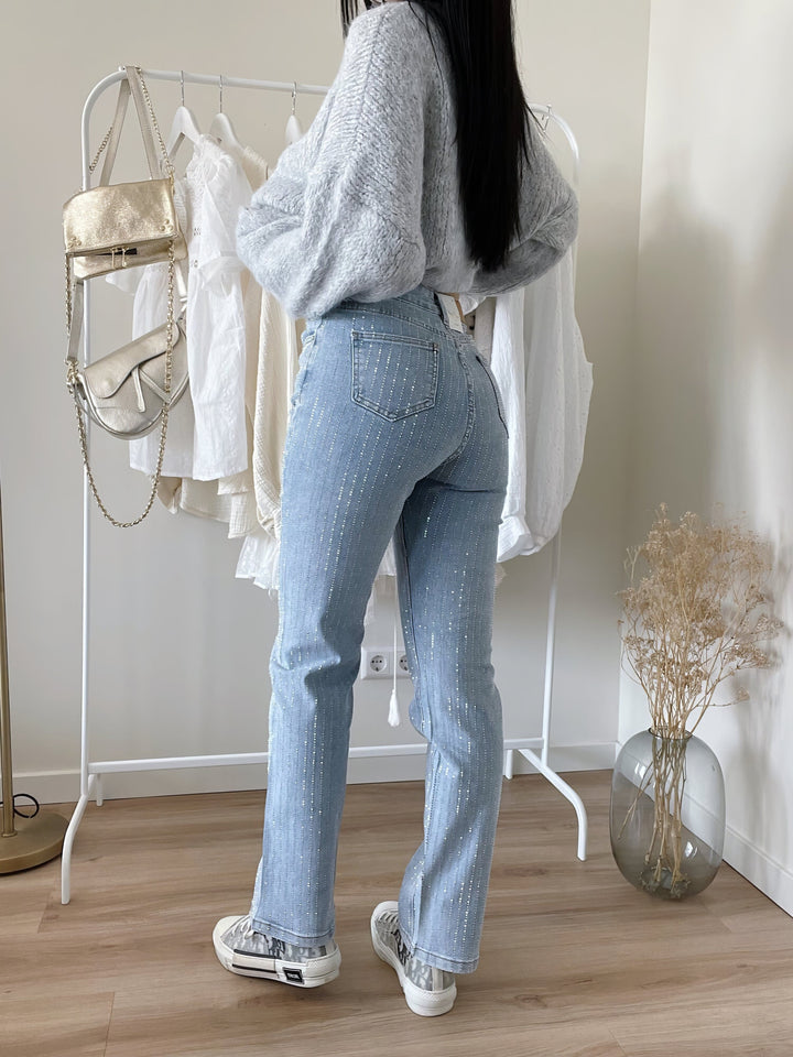 Rosea Glitter Pink Jeans