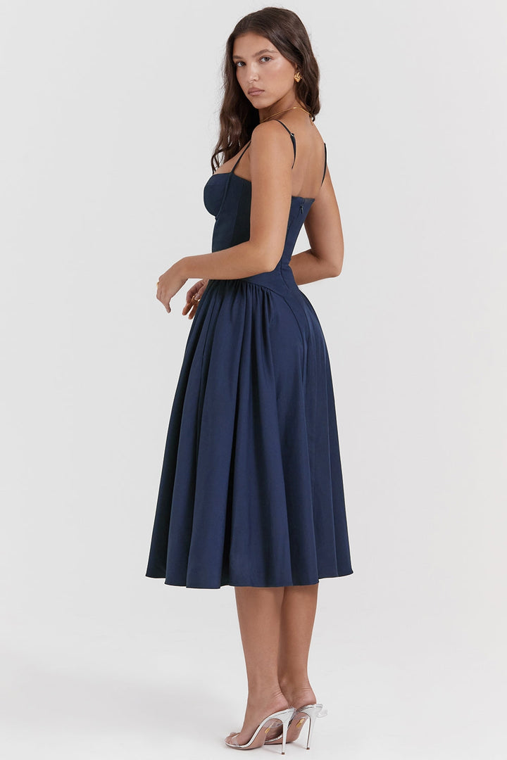 Sukienka Celine z gorsetem midi
