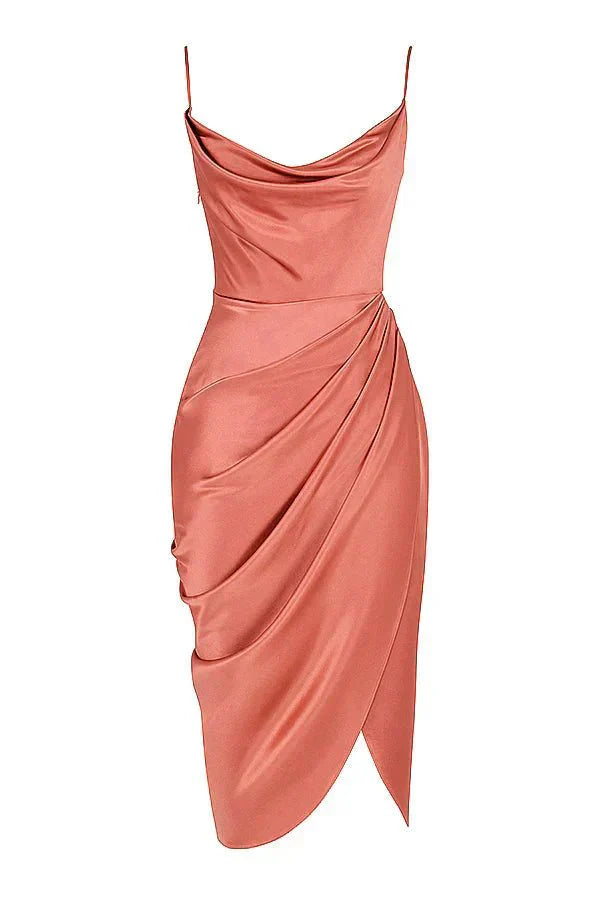 Rosea luxury silk maxi dress with corset