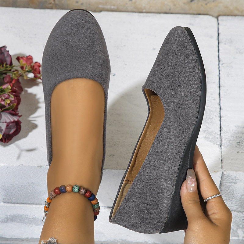 Gibi | Elegant lightweight wedge non-slip shoes with low heel