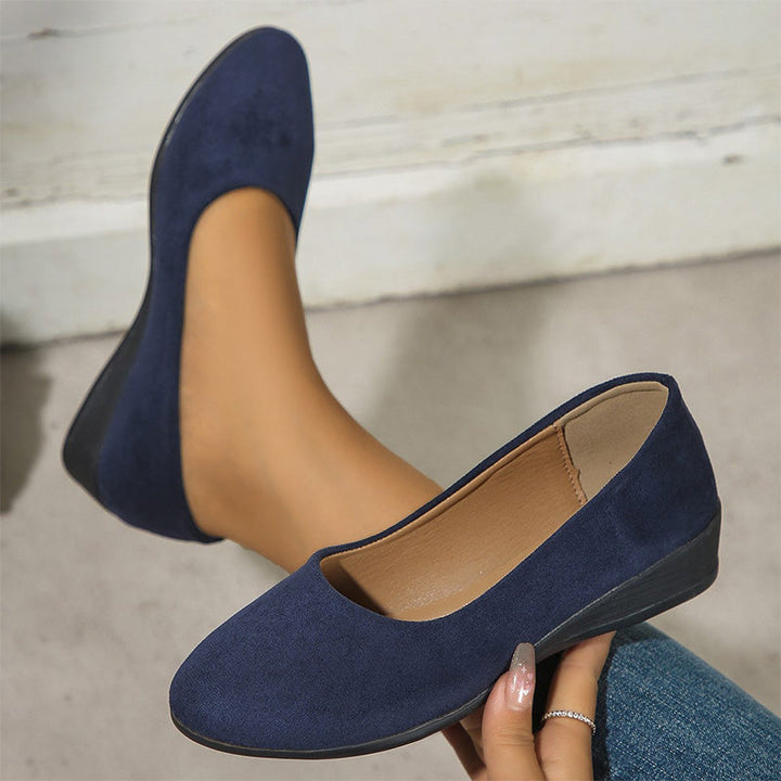 Gibi | Elegant lightweight wedge non-slip shoes with low heel