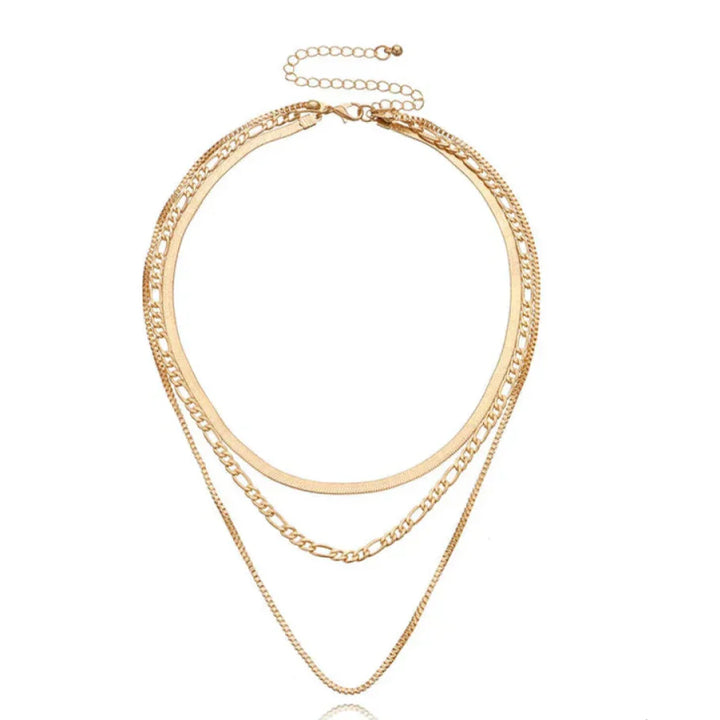 Giselle | Gold 3-piece layered necklace
