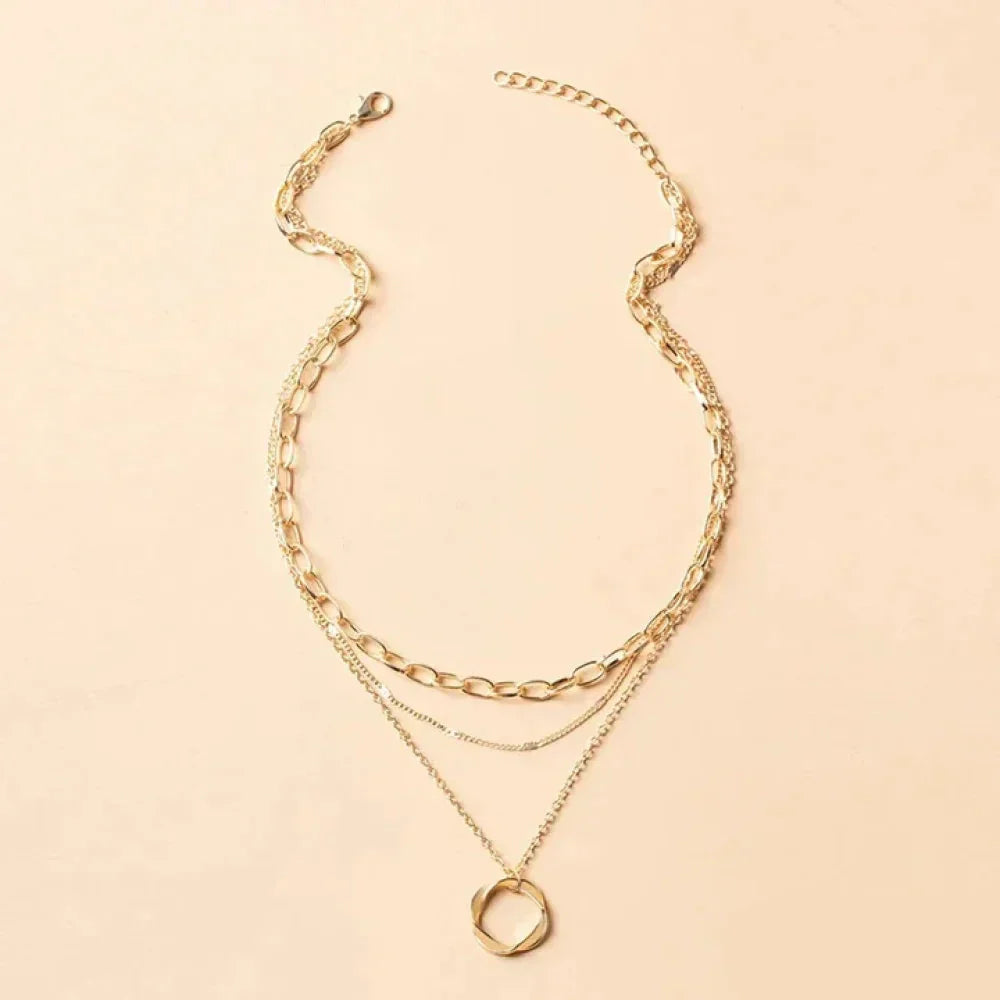 Elira | Vintage Gold Layered Chain 