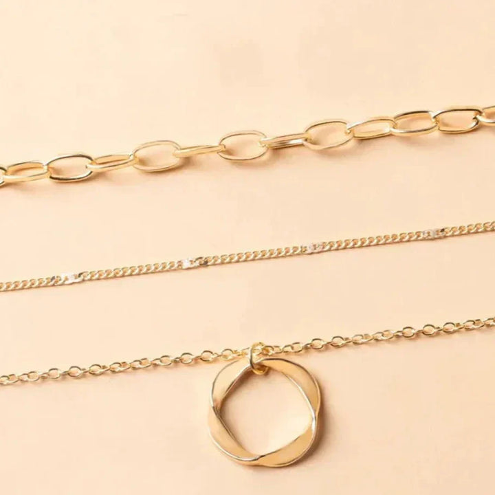 Elira | Vintage Gold Layered Chain 