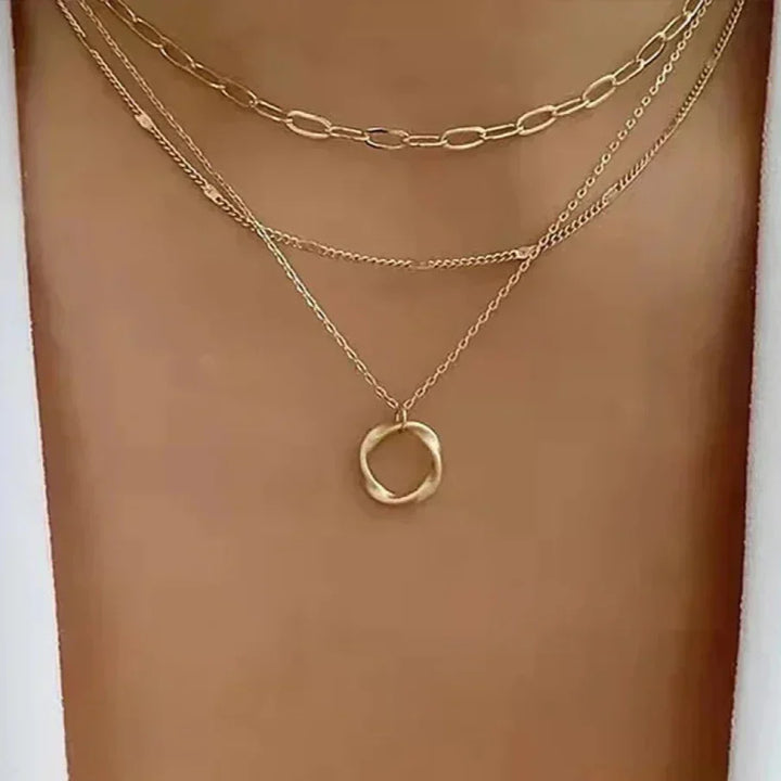 Elira | Vintage Gold Layered Chain 